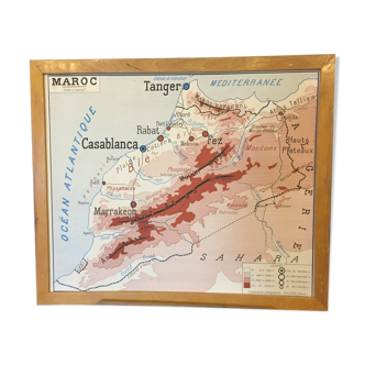 Rossignol map of north Africa and Morocco
