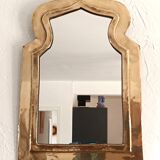 Moroccan brass mirror