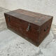 Coffre en bois / malle militaire