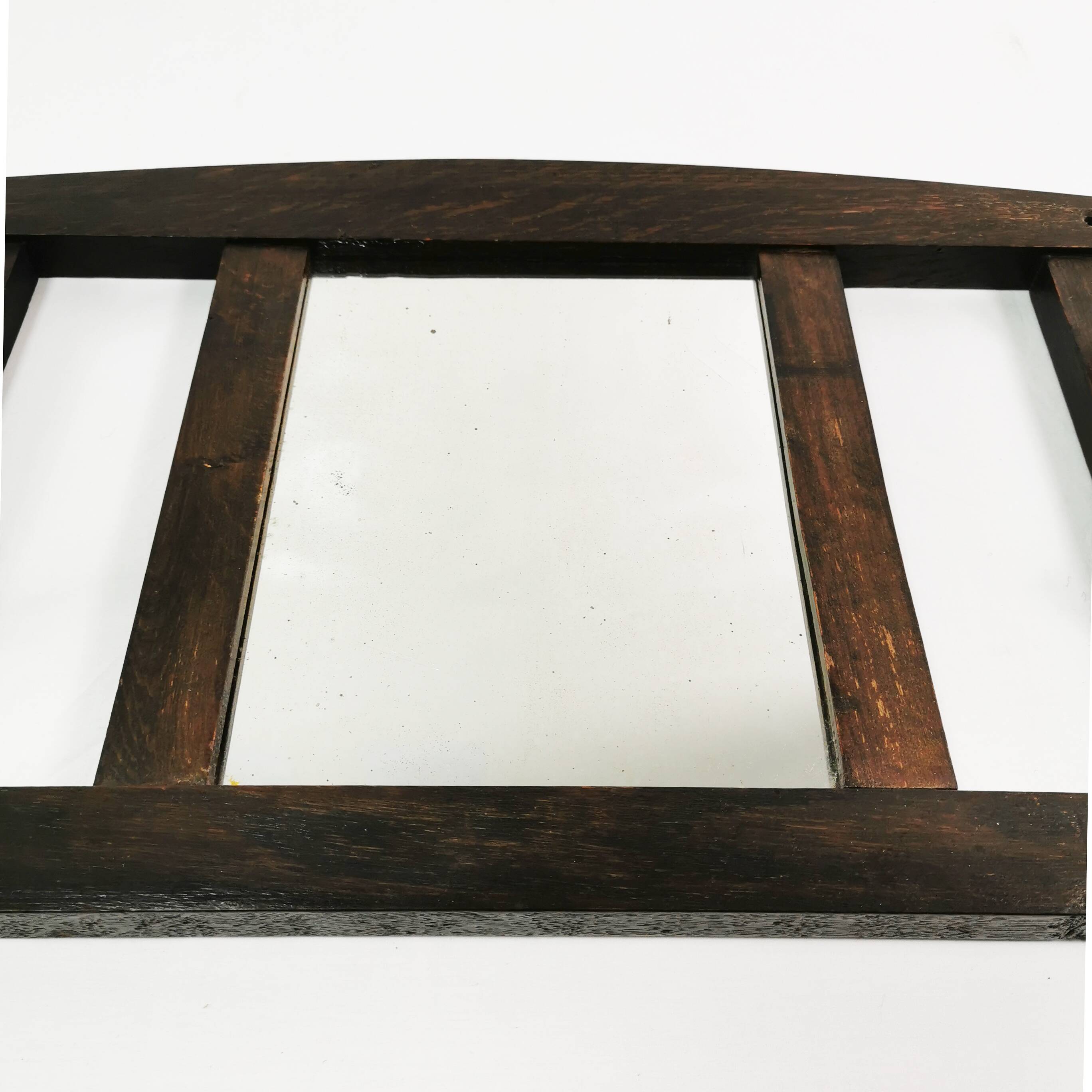 Art Deco wall hanger with mirror, Denmark, 1930s.