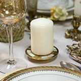 Ashtray brass and mother-of-pearl