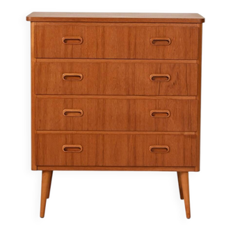 Commode scandinave en teck, années 50