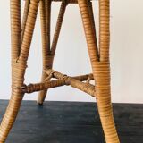 Vintage rattan coffee table