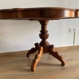 antique pedestal table