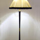1950's floor lamp in mahogany and brass
