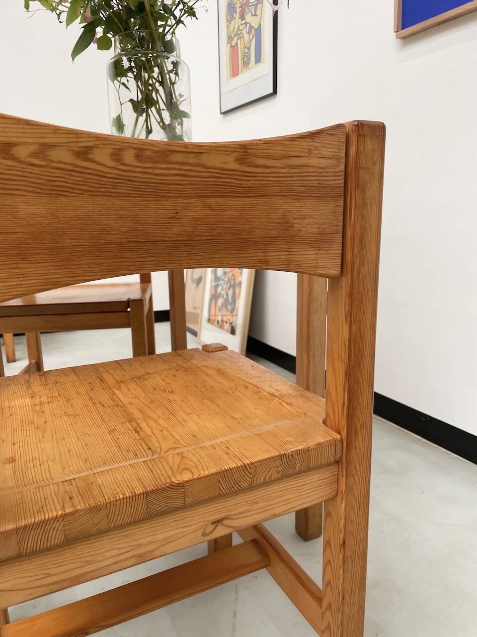 Table pin et chaises « hongisto » Ilmari Tapiovaara