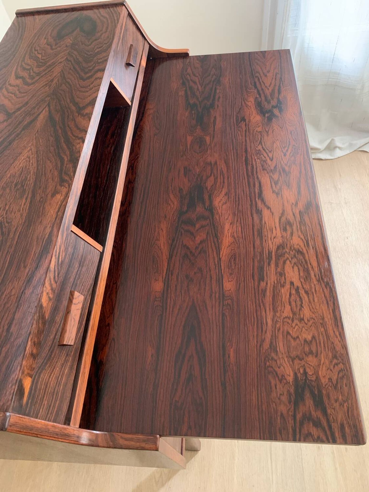 Scandinavian rosewood secretary desk by Arne Wahl Iversen