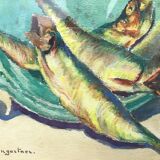 Table still life with fish
