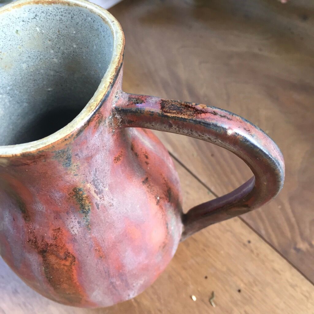 Brick red jug