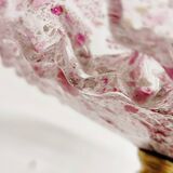 Frutero "Art Nouveau" en cristal de Murano. Italie, années 1940.