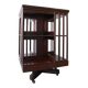 Rotating mahogany library, Regency style, early 20th century.