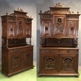 Breton buffet early 20th century in chestnut
