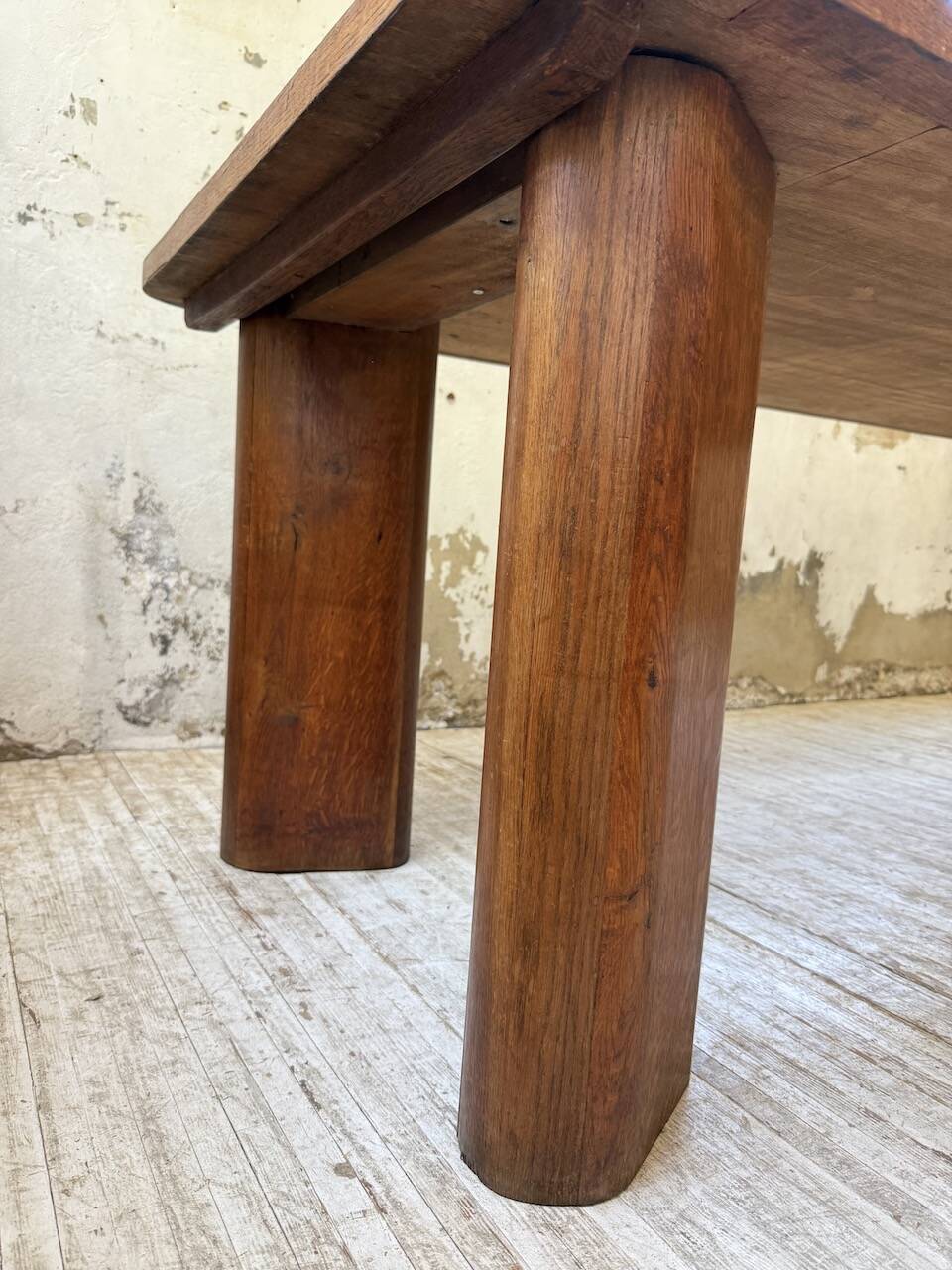 1950s oak reconstruction table