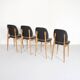 Ensemble de 4 chaises Baumann des années 70