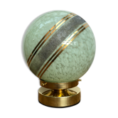Clichy vintage glass globe lamp