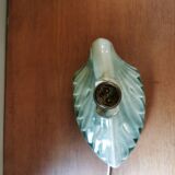 Vintage ceramic bird lamp base from Charolles