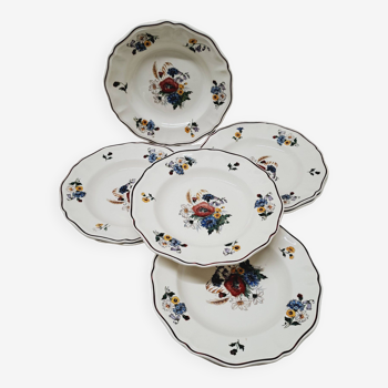 Set 8 assiettes creuses Sarreguemines