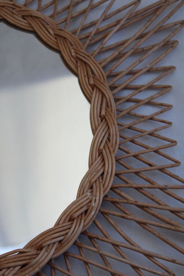 Miroir en osier  52cm