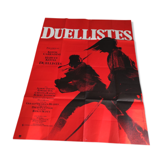 Affiche de cinema duellistes de ridley scott de 120x160