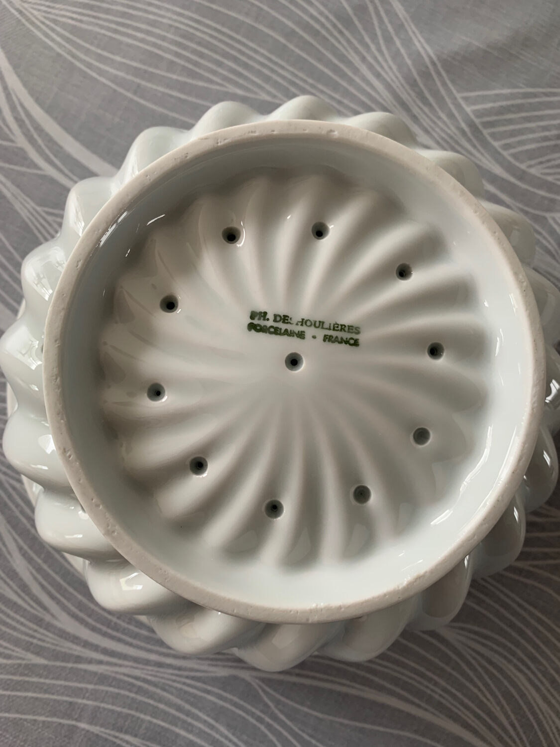 Égouttoir en porcelaine