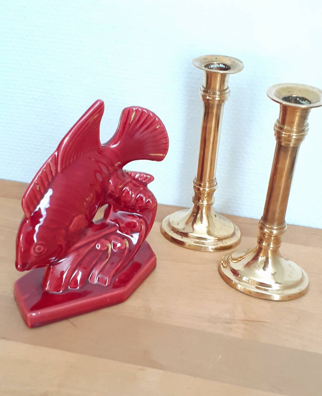 Art deco ceramic fish