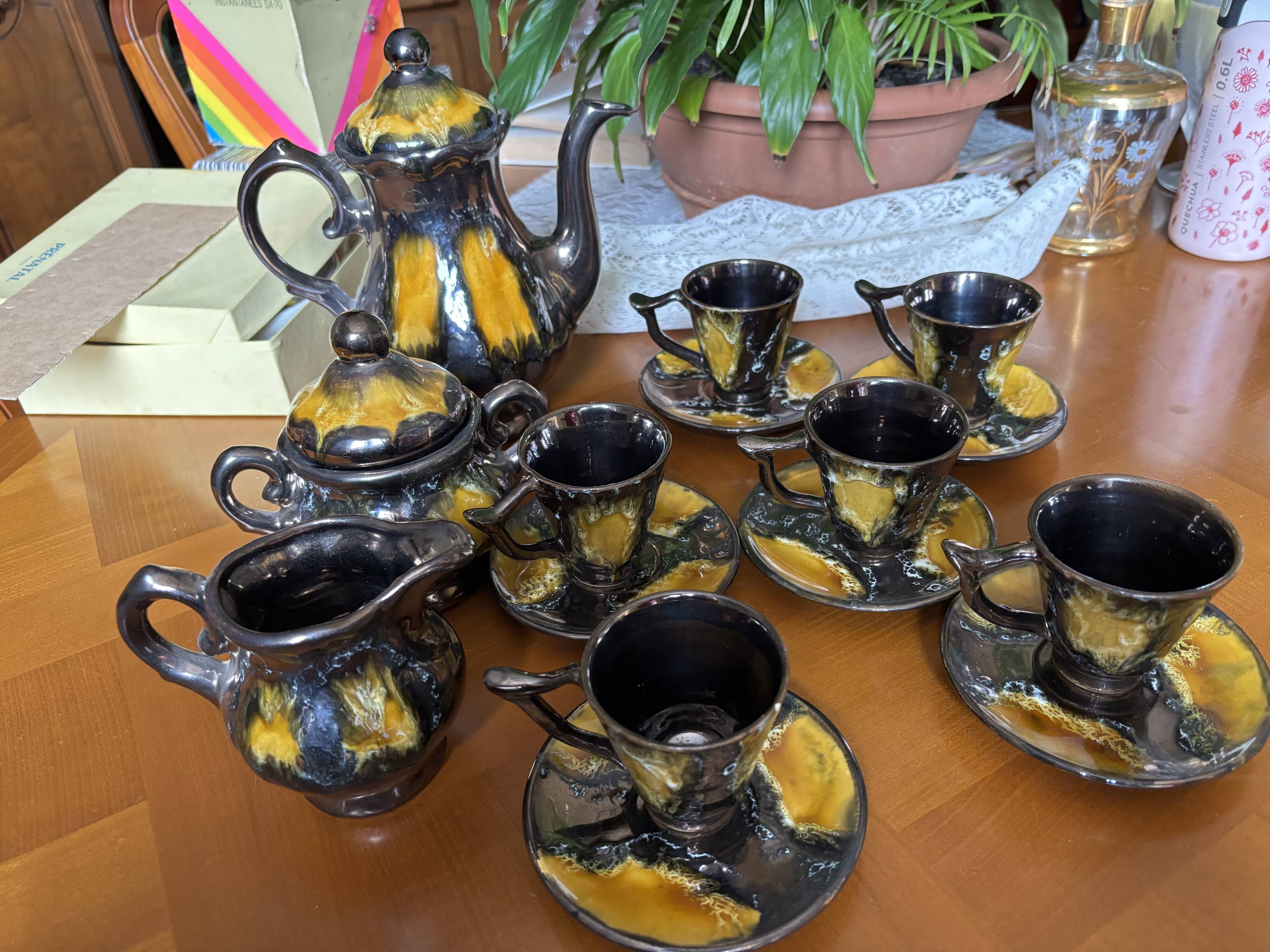 Vintage coffee service Vallauris – 6 people