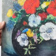 Flower bouquet painting