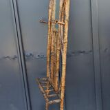 Cloakroom door wall coats bamboo mirror