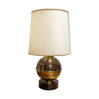 Lampada in ottone e smalto Italia Anni '40
