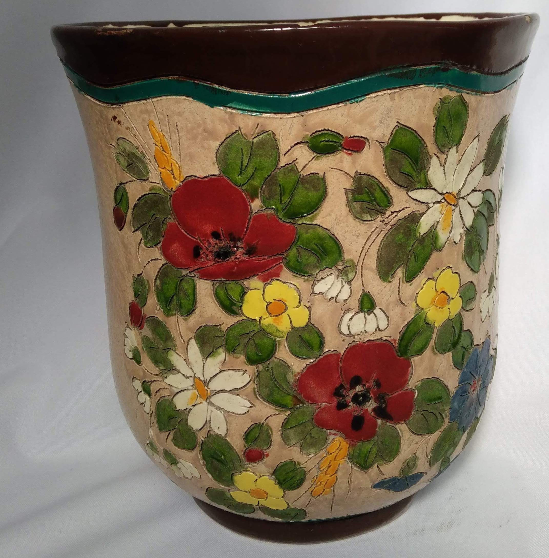 floral decoration potcover by Jérome Massier