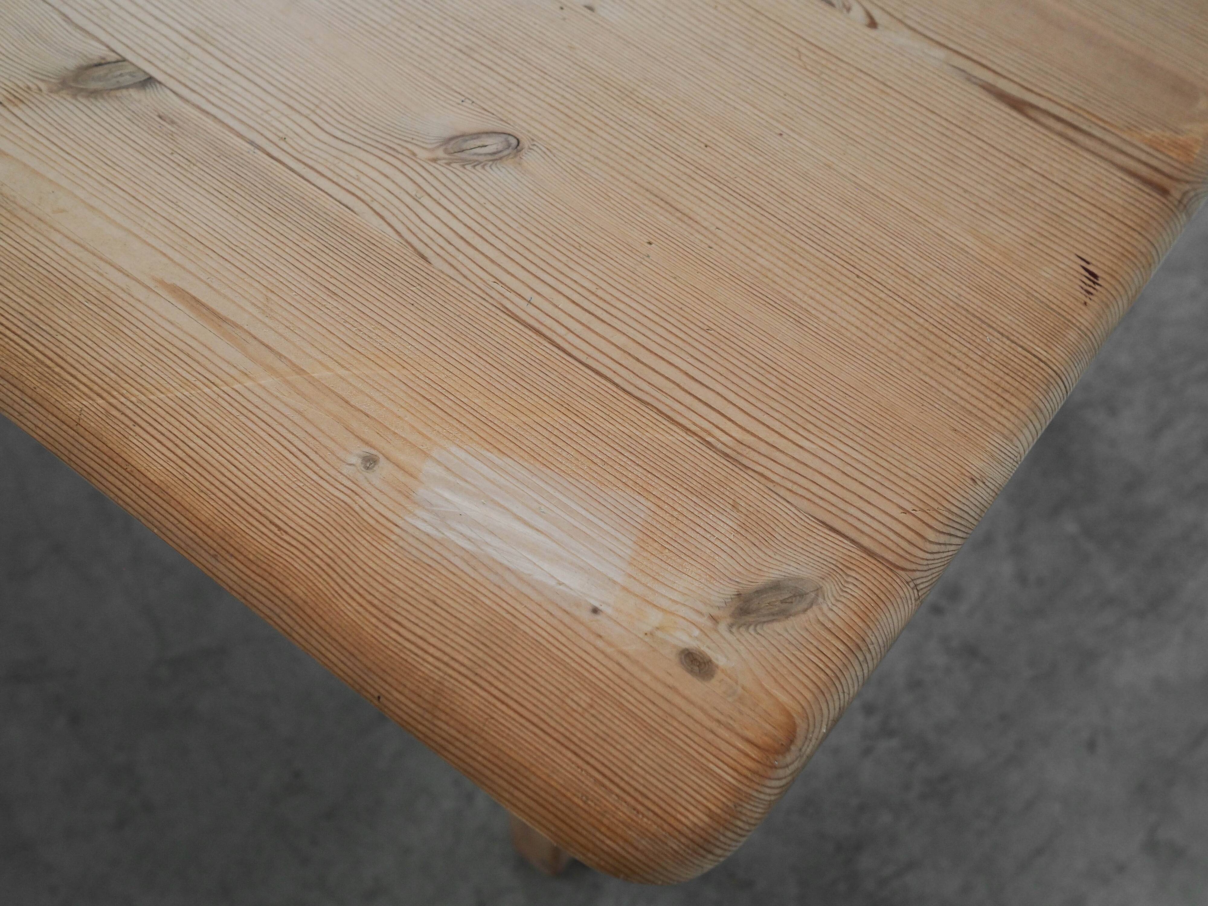 Pine table, Danish design, 1990s, made in Denmark