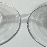 Engraved crystal glasses