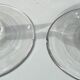 Verres en cristal gravés