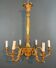 Bronze chandelier in Louis XVI style with 6 arms.