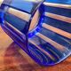 Pair of vintage Arques crystal whisky glasses