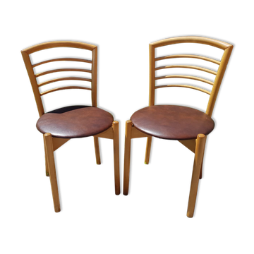 Old pair of EKA Wohnmobef chairs