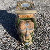 Large decorative earthenware / ceramic elephant
