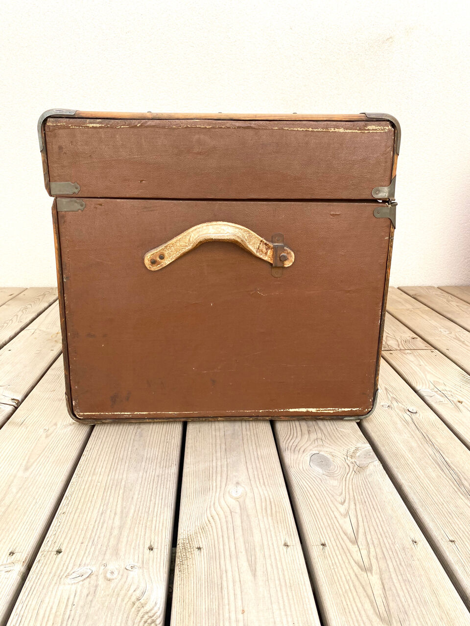 Ancient travel trunk