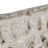 Vintage Molded Glass Vase - Exquisite Floral and Botanical Motifs