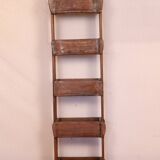 5-level shelf in Burmese teak