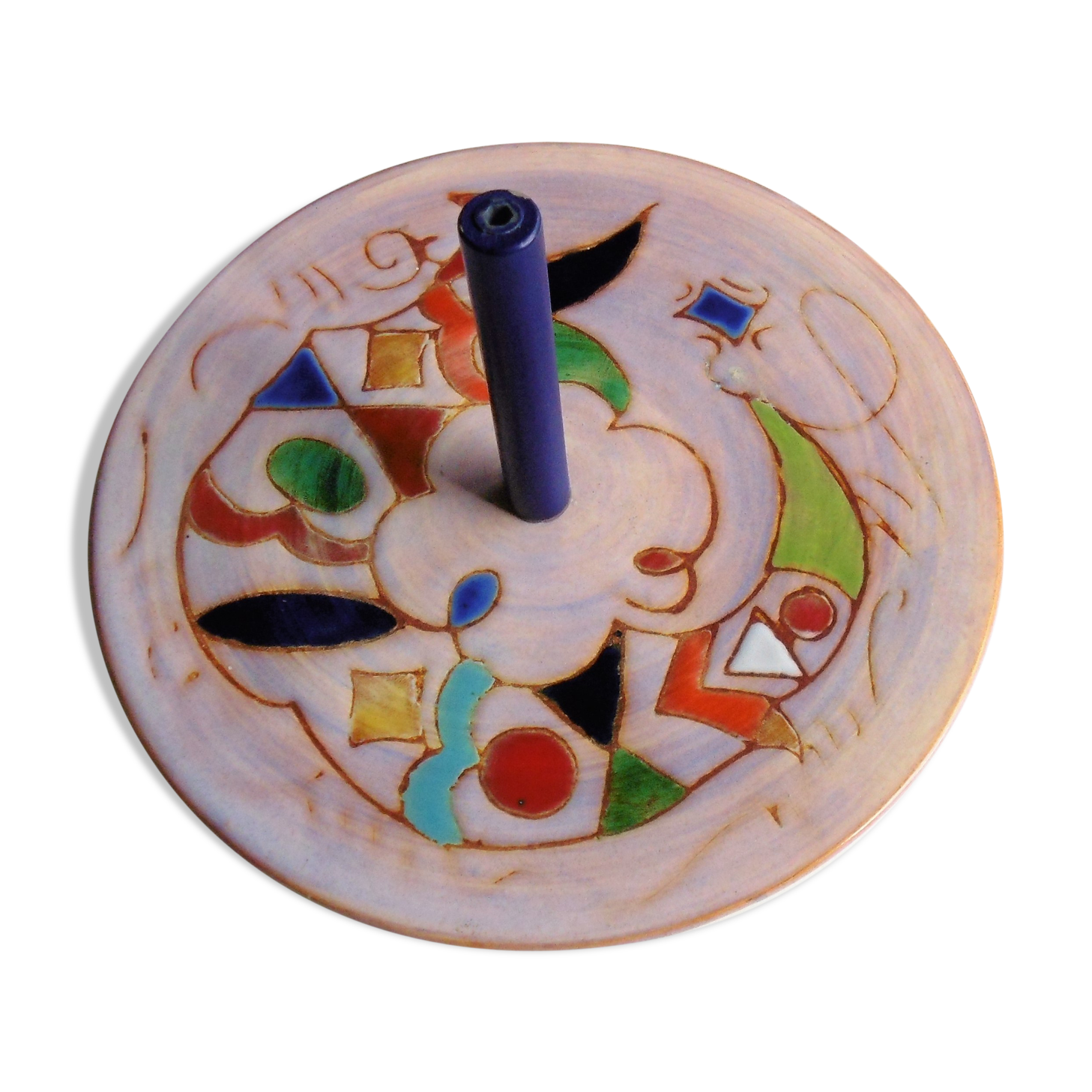 Vallauris ceramic cheese platter by Marie Christine Treinen