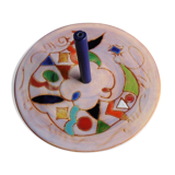 Vallauris ceramic cheese platter by Marie Christine Treinen