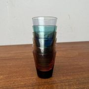 Coloured Shot Glasses German Mid-Century, 1960s, Set of 6