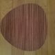 Formica tripod side table
