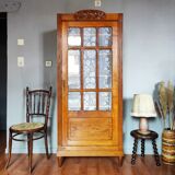 Parisian art deco oak wardrobe