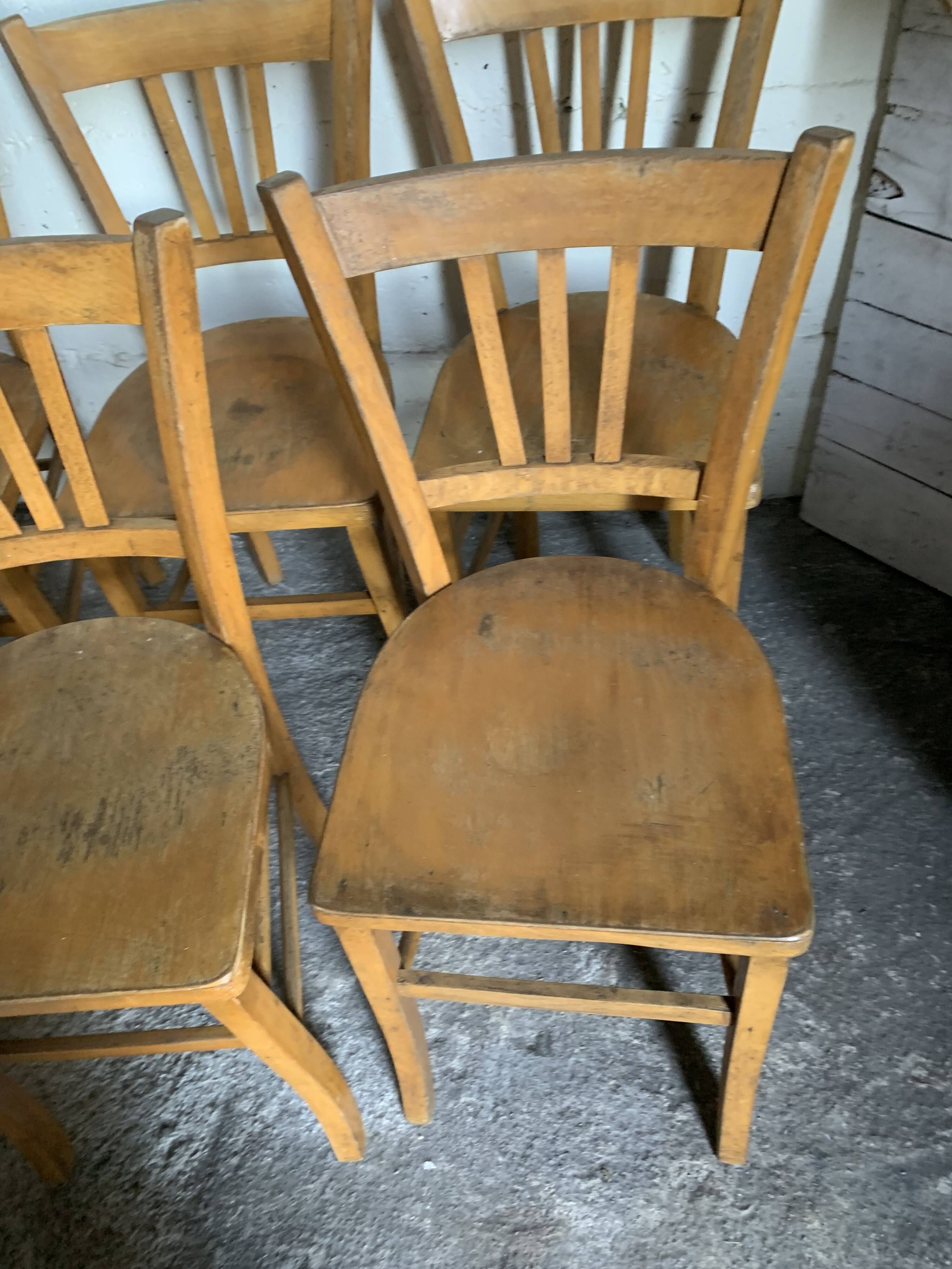 6 pure juice bistro chairs