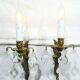 Pair of 1-light wall lights