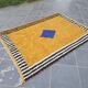 Handmade traditional natural wool rug 2/3 m