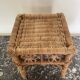 Tabouret en rotin peacock