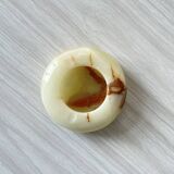 Round marble ashtray